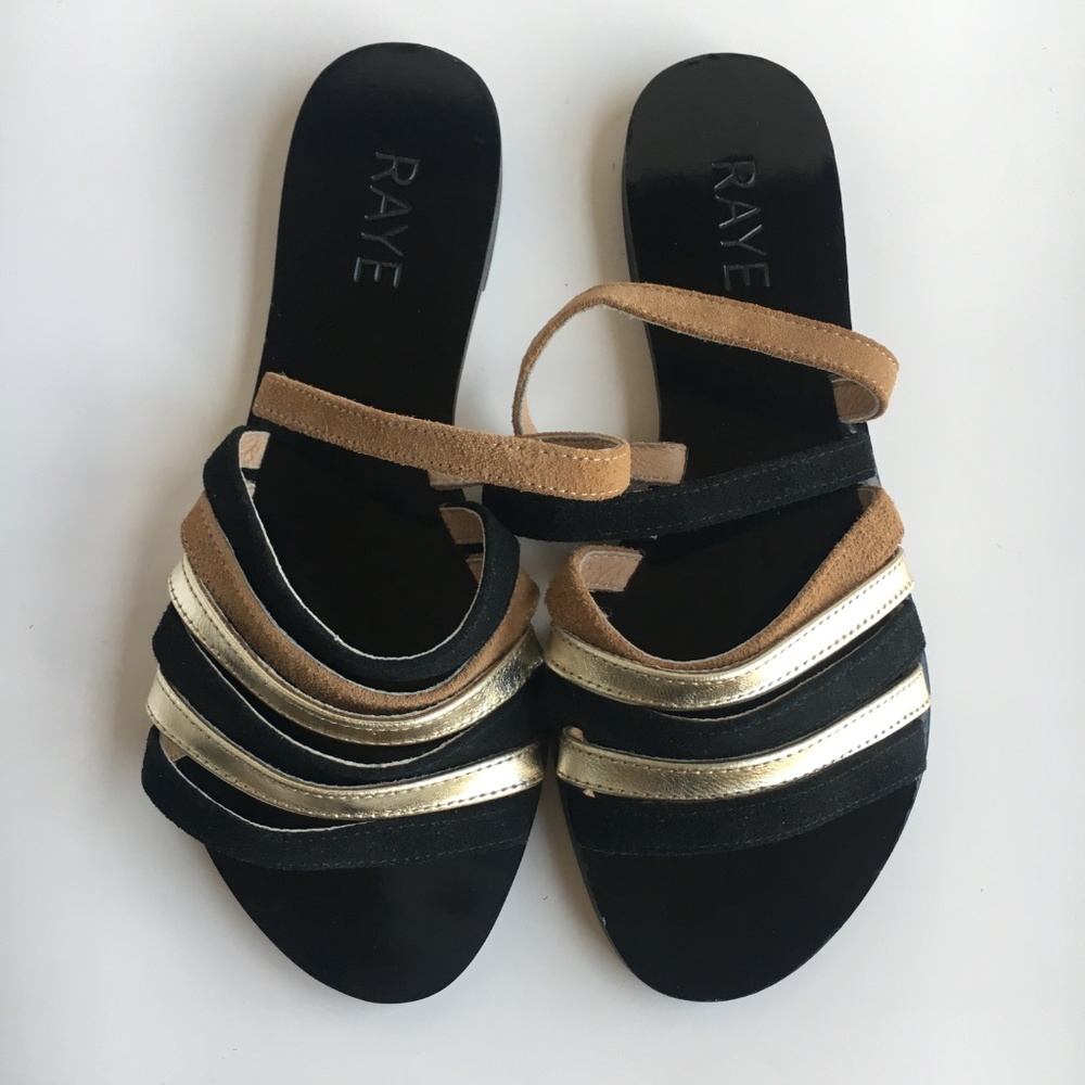NWOB RAYE Anthropologie Sofie Flat Sandal Strappy